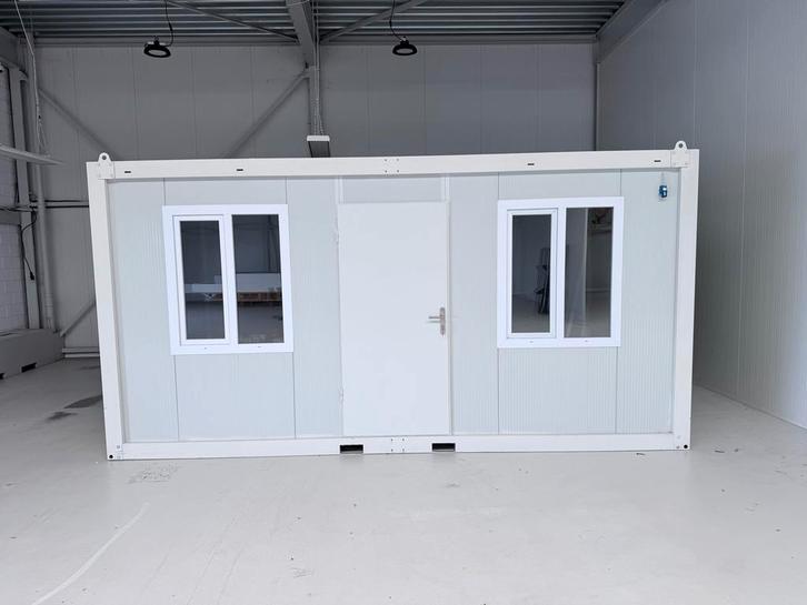 Compacte unit 5x2,5m met verwarming, airco en elektra, Zakelijke goederen, Machines en Bouw | Keten en Containers, Ophalen