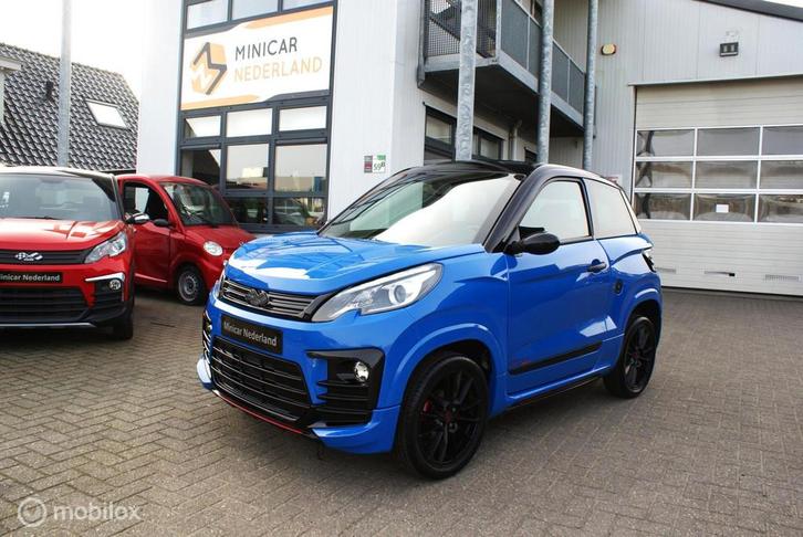 Ligier JS60 Sport Ultim 2021 Reef Blue Airco 1 jaar garantie, Diversen, Brommobielen en Scootmobielen, Gebruikt, Ligier