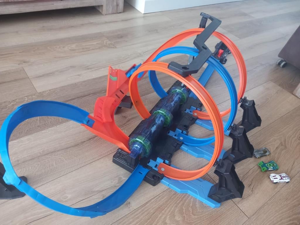 Hotweels kurkentrekker  crash, Kinderen en Baby's, Speelgoed | Racebanen, Ophalen, Zo goed als nieuw, Elektrisch, Overige merken