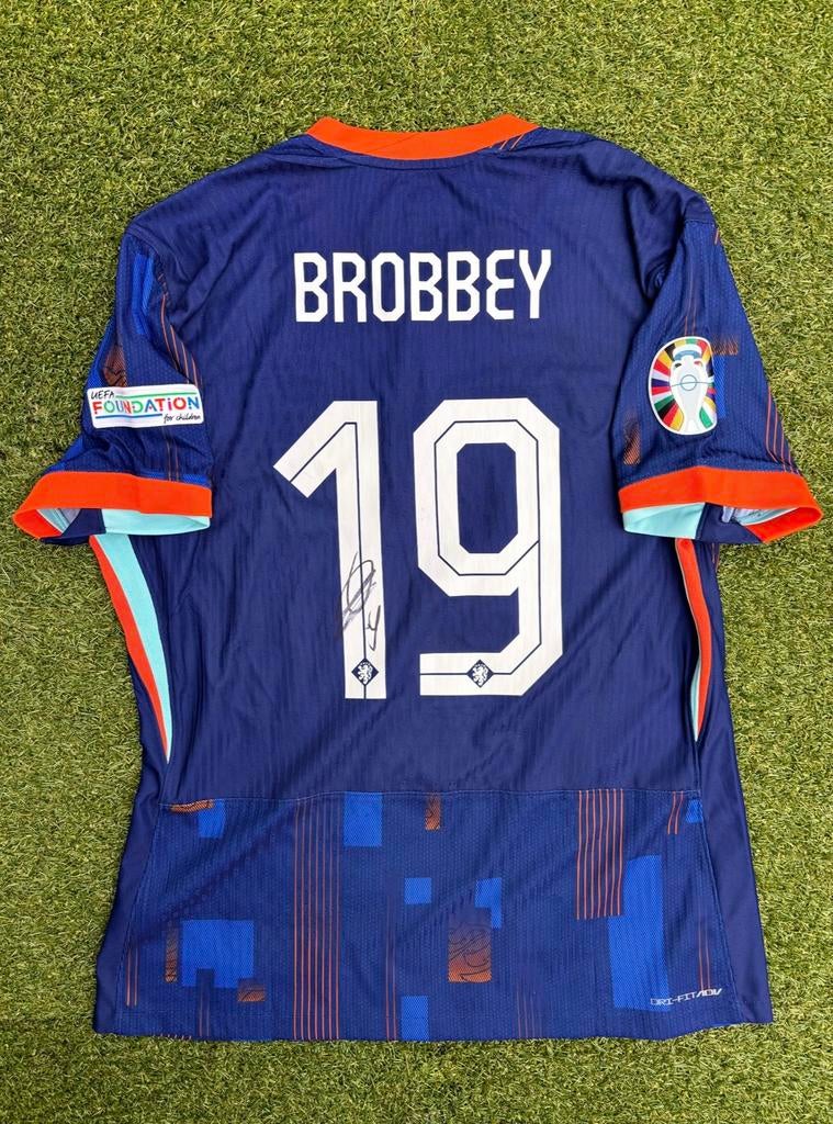 Nederlands elftal matchworn issued shirt Brobbey, Verzamelen, Sportartikelen en Voetbal, Ophalen of Verzenden, Nieuw, Overige binnenlandse clubs