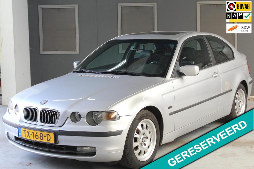 BMW 3-serie Compact 325ti 6 cilinder, Auto's, BMW, Gebruikt, Leder en Stof, 11 km/l, Bedrijf