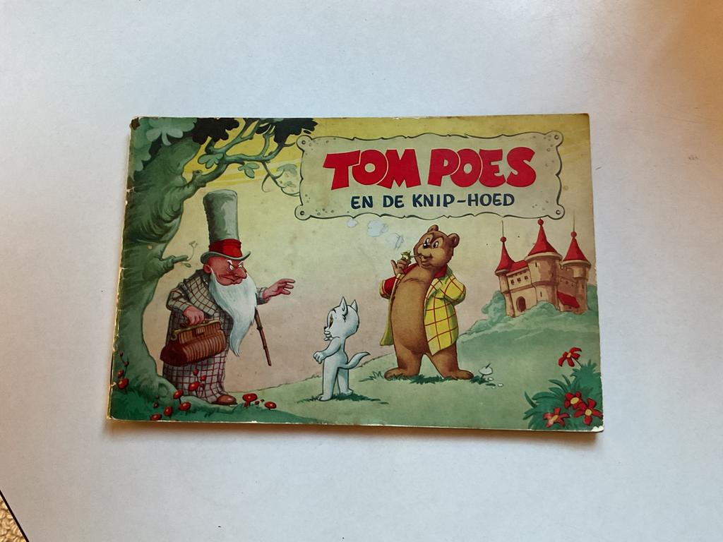 Tom Poes en de knip- hoed (1958 )   Marten Toonder, Eén stripboek, Ophalen of Verzenden, Gelezen