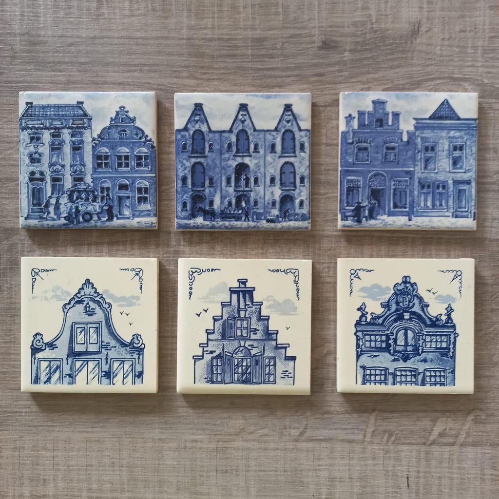 Delfts Blauwe met Hollandse Grachtenpanden, Ophalen