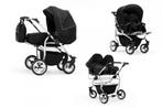 ACTIE !!! DUO KINDERWAGEN OP=OP NEW! BLACK FRAME, Overige merken, Nieuw, Ophalen of Verzenden, Luchtbanden