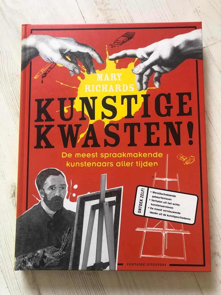 Kunstige Kwasten! De meest spraakmakende kunstenaars, Boeken, Kunst en Cultuur | Fotografie en Design, Ophalen of Verzenden, Zo goed als nieuw