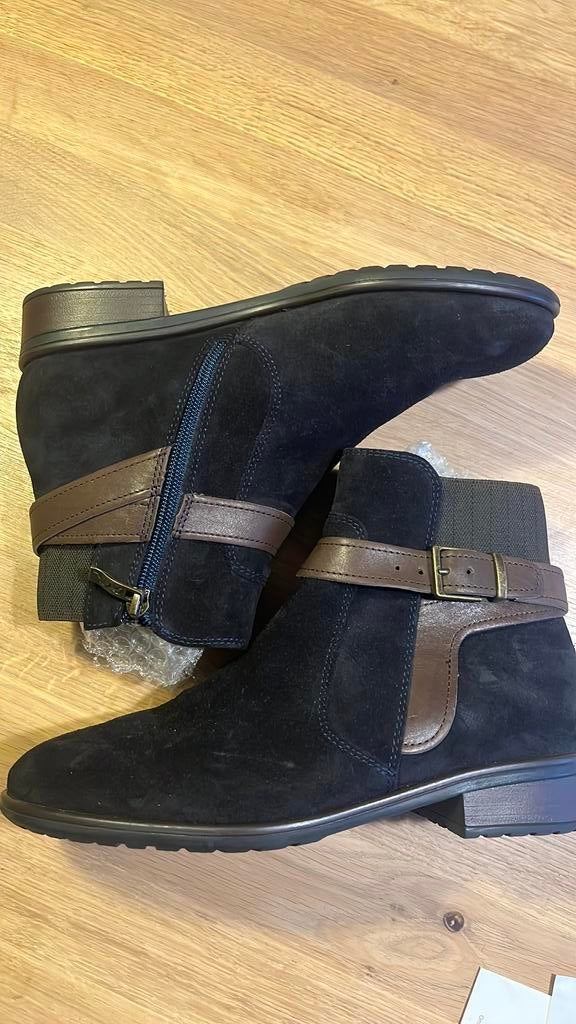 Ara laarsjes 5,5 lage hak, Ophalen of Verzenden, Zo goed als nieuw, Zwart