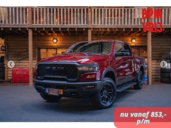 Dodge Ram 1500 Rebel Night | Zakelijke Lease | BTW Auto | 4x, Auto's, Dodge, Lease, RAM 1500, 4x4, ABS, Achteruitrijcamera, Airconditioning