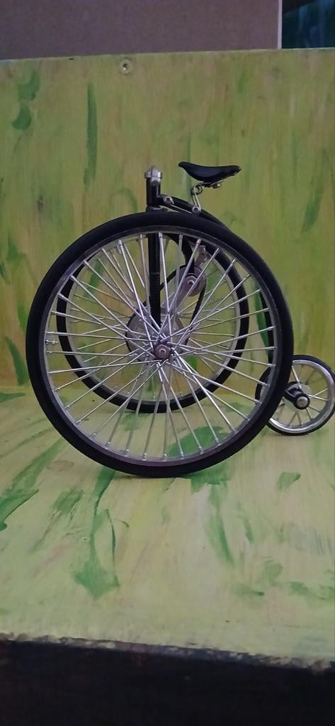 Decoratieve Hoge Bi Penny-Farthing Fiets Miniatuur, Ophalen, Zo goed als nieuw