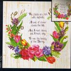 Borduurpakket Spring Sentiments van Janlynn, Ophalen of Verzenden, Nieuw, Borduurpakket