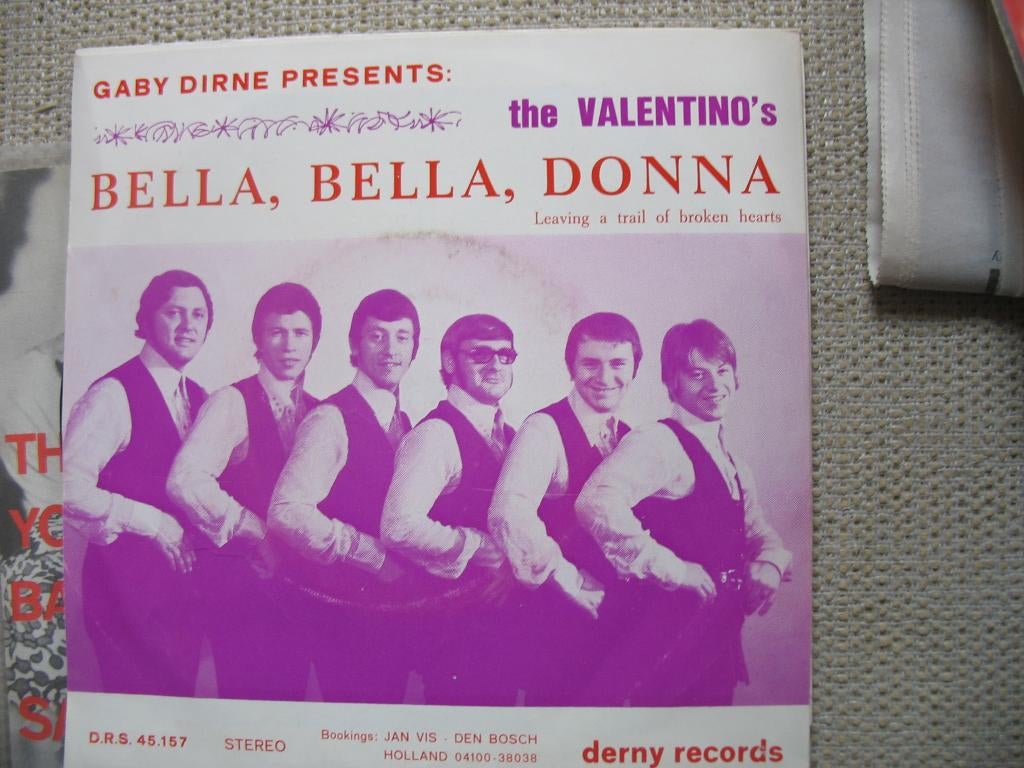 The Valentino's - Bella Bella Donna, Gebruikt, 7 inch, Single, Ophalen of Verzenden