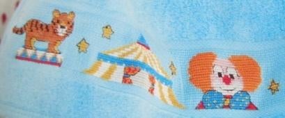 Borduurpatroon  Pipo Circus Tijger  nr 6259, Verzenden, Nieuw, Handborduren, Patroon