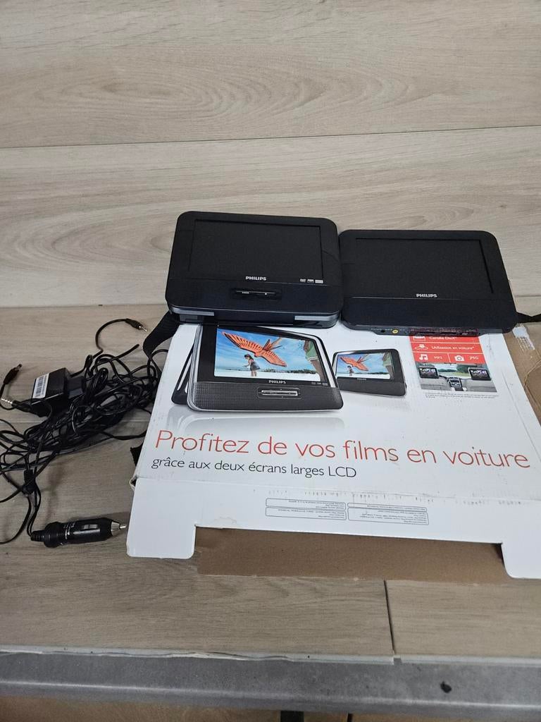 Philips auto dvd player speler draagbare  caravan, Ophalen of Verzenden, Zo goed als nieuw, Philips