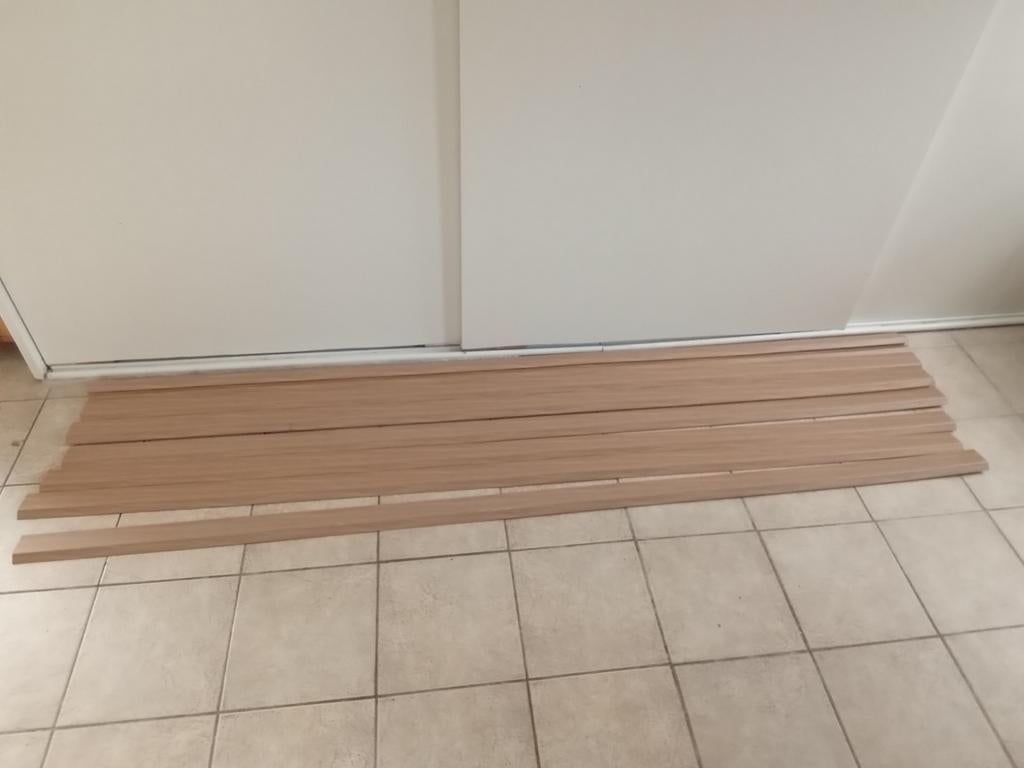 10 Nieuwe Overzetplinten, Doe-het-zelf en Verbouw, Plinten en Afwerking, Ophalen, Nieuw, Mdf, 200 tot 250 cm