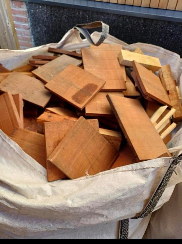 Bigbag Openhaardhout, Minder dan 3 m³, Ophalen, Overige houtsoorten, Blokken