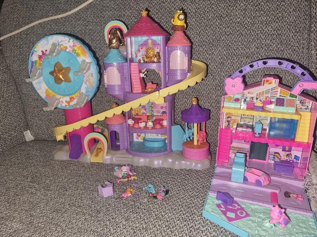 Polly Pocket Speelsets - Kasteel en Huis, Ophalen of Verzenden, Nieuw