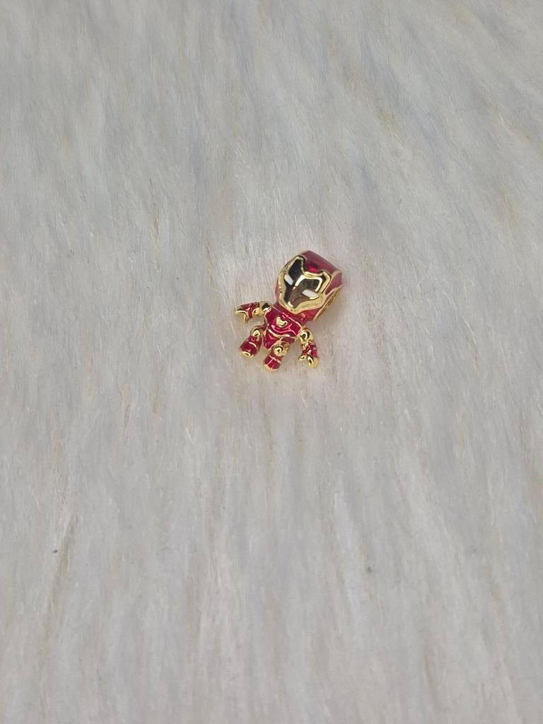 925 Zilveren Marvel Avengers Iron Man Bedel, Ophalen of Verzenden
