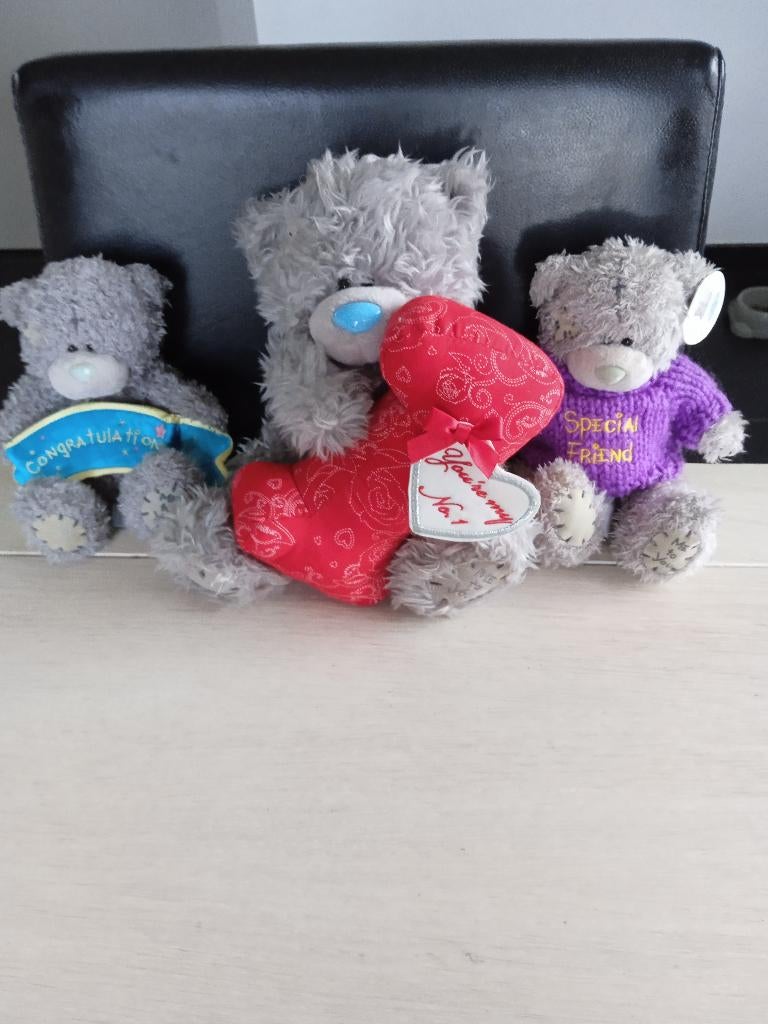 3 Me To You knuffels, Verzamelen, Ophalen of Verzenden, Zo goed als nieuw, Stoffen beer, Me To You