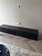 TV kast zwart zwevend, Huis en Inrichting, Kasten | Televisiemeubels, Ophalen, Overige materialen, 150 tot 200 cm, Zo goed als nieuw