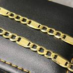 14 karaat gouden ketting dik cuban schakel, Ophalen of Verzenden, Zo goed als nieuw, Goud