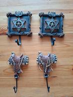 4x Western Stijl Kapstokhaken: Sheriff Ster & Zadel, Huis en Inrichting, Woonaccessoires | Kapstokken, Overige materialen, Gebruikt