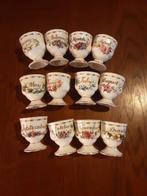 Royal Albert 12 eierdopjes compleet Flower of the Month, Ophalen of Verzenden