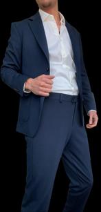 Van Gils Pak met Brian Dales Overhemd - Slim Fit, Kleding | Heren, Ophalen of Verzenden, Zo goed als nieuw, Maat 48/50 (M), Blauw