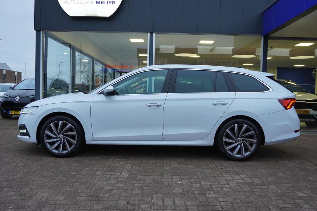 Skoda Octavia Combi 1.0 TSI Business Edition Plus | Airco |, Auto's, Skoda, Gebruikt, Adaptive Cruise Control, Wit, Origineel Nederlands