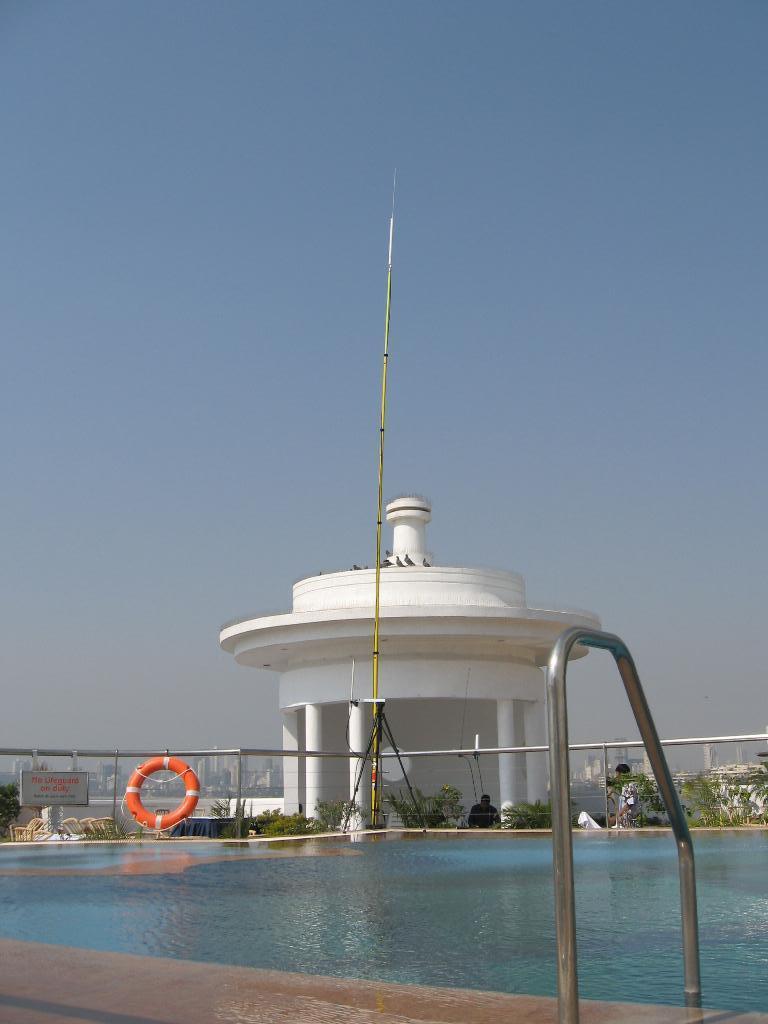 Uitschuifbare draagbare 13.5m mast met tas, Ophalen, Gebruikt, Mast