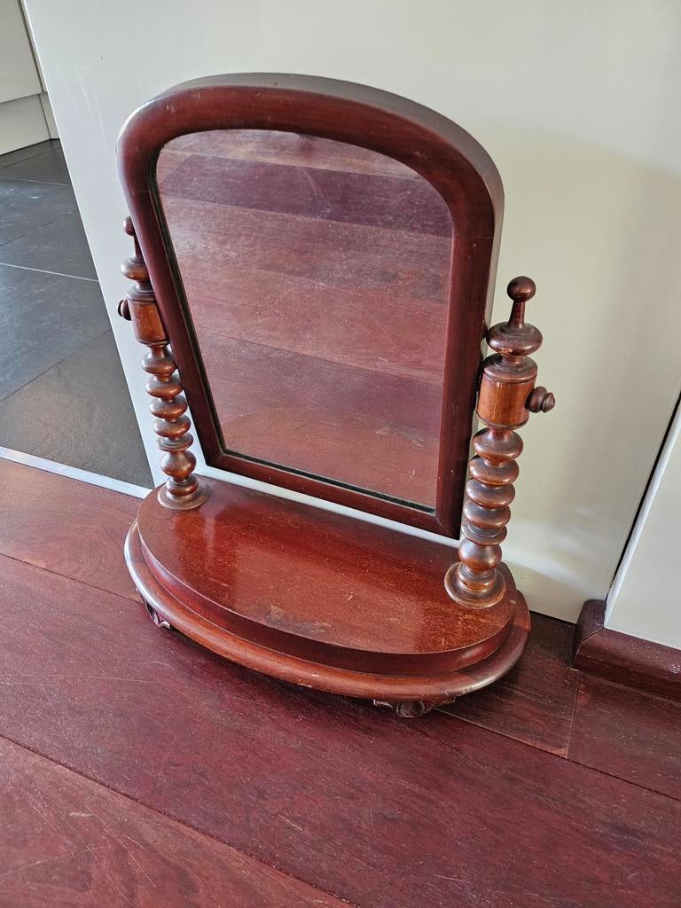 Victorian dames mahonie kaptafel, Ophalen of Verzenden, Rechthoekig, Minder dan 50 cm