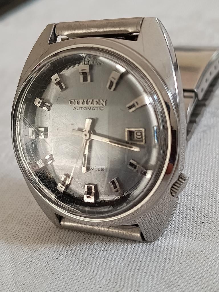 Vintage Citizen dress 4-650417 TA Automaat, Sieraden, Tassen en Uiterlijk, Horloges | Heren, Staal, Gebruikt, Staal, Ophalen of Verzenden