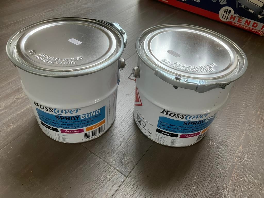 Lijm EPDM Boss Cover Spraybond Contactlijm dakbedekking, Ophalen, Overige materialen, Zwart, Nieuw