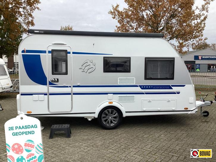 Knaus Sport Silver Selection 420 QD Mover/casseteluifel, Caravans en Kamperen, Caravans, Bedrijf, tot en met 3, Treinzit, Knaus