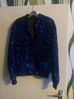 Zara Pailletten Bomberjack - Maat M, Ophalen of Verzenden, Zo goed als nieuw, Maat 38/40 (M), Blauw