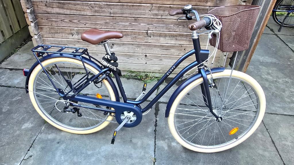 Decathlon STADSFIETS DAMES ELOPS 520 Size M, Fietsen en Brommers, Fietsen | Dames | Damesfietsen, 53 tot 56 cm, Ophalen, Zo goed als nieuw