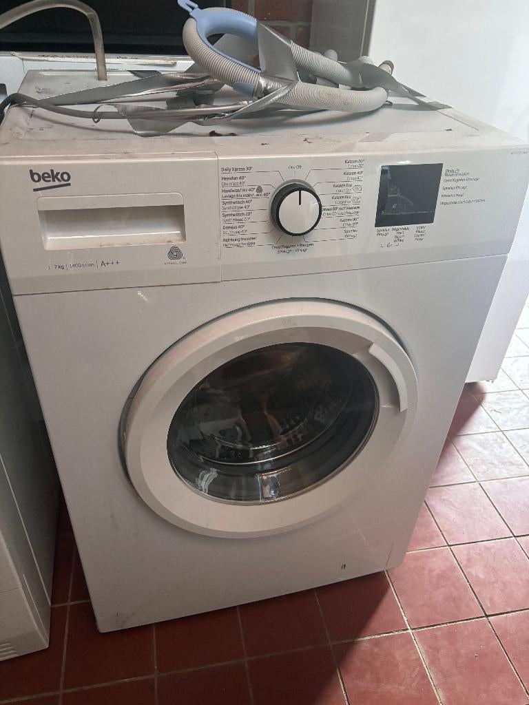 Beko WTV 7711 BWO Wasmachine 7kg 1400 toeren A+++ Wit, Ophalen, Gebruikt, 85 tot 90 cm, 1200 tot 1600 toeren
