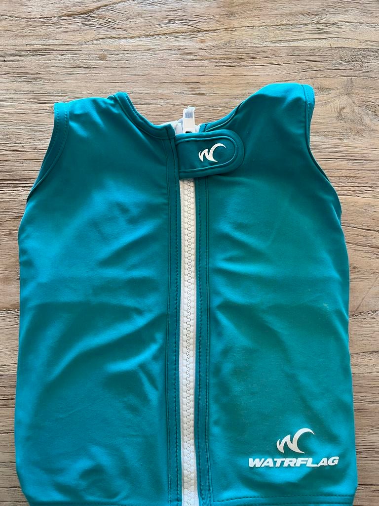 Watrflag kinder zwemvest maat M, Ophalen, Zo goed als nieuw, Dame of Heer, Reddingsvest of Zwemvest