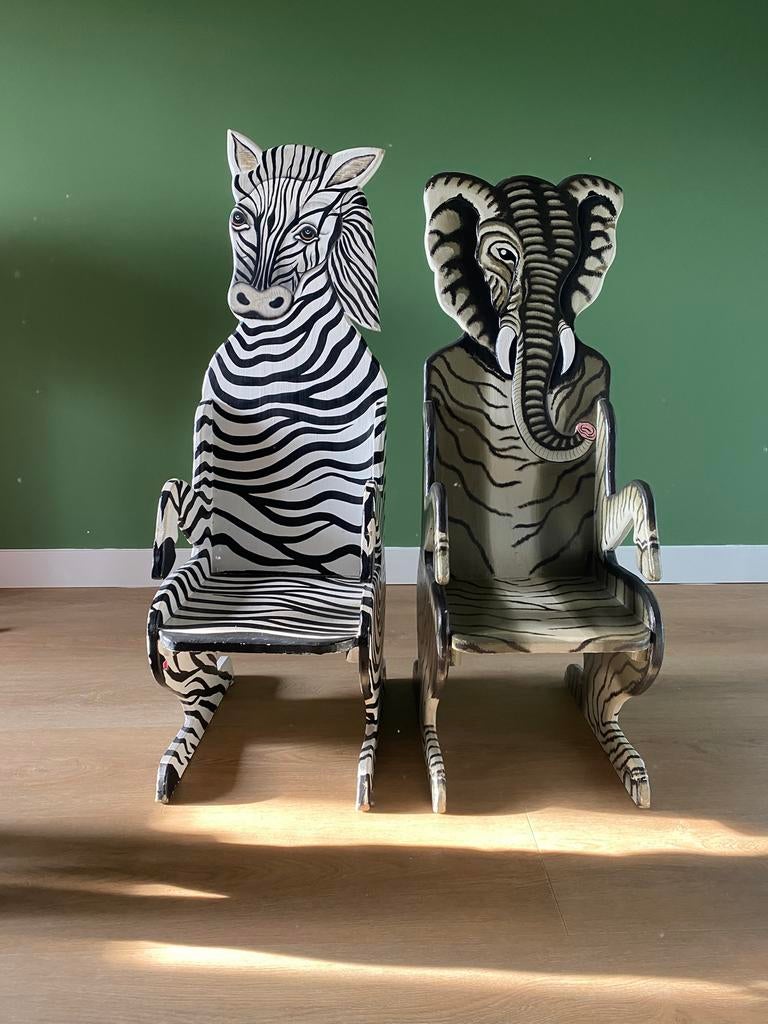 2 leuke dieren kinderstoeltjes, Kinderen en Baby's, Kinderkamer | Tafels en Stoelen, Ophalen, Zo goed als nieuw, Stoel(en)