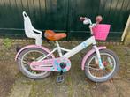 Meidenfiets roze en wit 16inch little miss, Ophalen, Gebruikt, 16 tot 20 inch, Little Miss