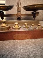 Antieke Weegschaal Gaper 1854 met Gewichten, Ophalen