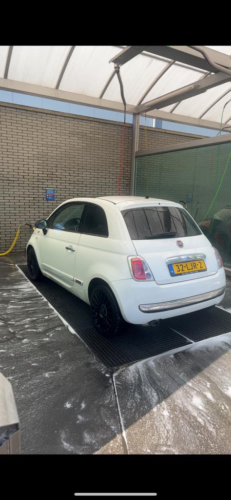 Fiat 500  1.2 8v semi-automaat, Stof, Wit, Particulier, Onderhoudsboekje