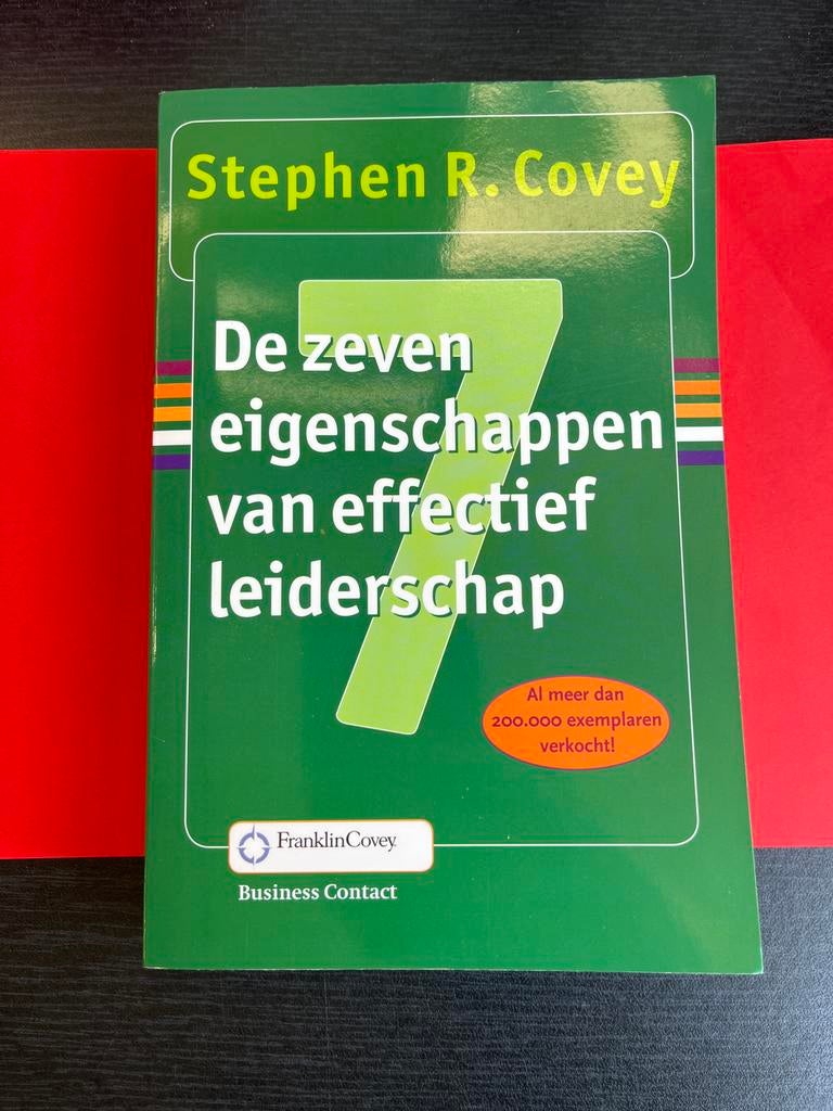 De Zeven Eigenschappen van Effectief Leiderschap, Boeken, Advies, Hulp en Training, Ophalen of Verzenden, Zo goed als nieuw