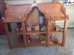Houten Poppenhuis met Meubels, Ophalen, Gebruikt, Poppenhuis