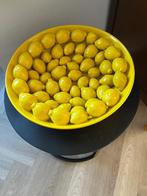 Kunstobject! Prachtige schaal met citroenen, Ophalen of Verzenden