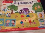 8 Spelletjes in 1 - Compleet, Een of twee spelers, Ophalen, Zo goed als nieuw, Clementoni