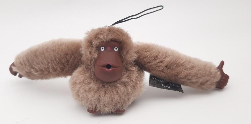Kipling lichtbruin Aapje ILai hanger, Verzamelen, Ophalen of Verzenden, Gebruikt