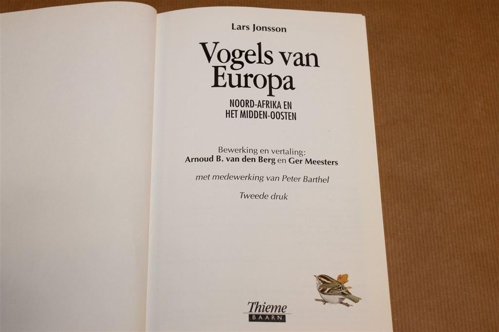 Vogels van Europa — Determinatiegids 2700 Afbeeldingen 560p, Ophalen of Verzenden, Gelezen, Vogels