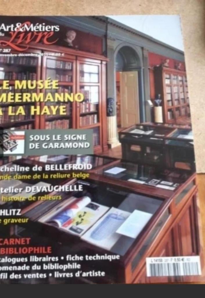 Tijdschrift Meermanno museum in Frans, Boeken, Tijdschriften en Kranten, Ophalen of Verzenden, Zo goed als nieuw