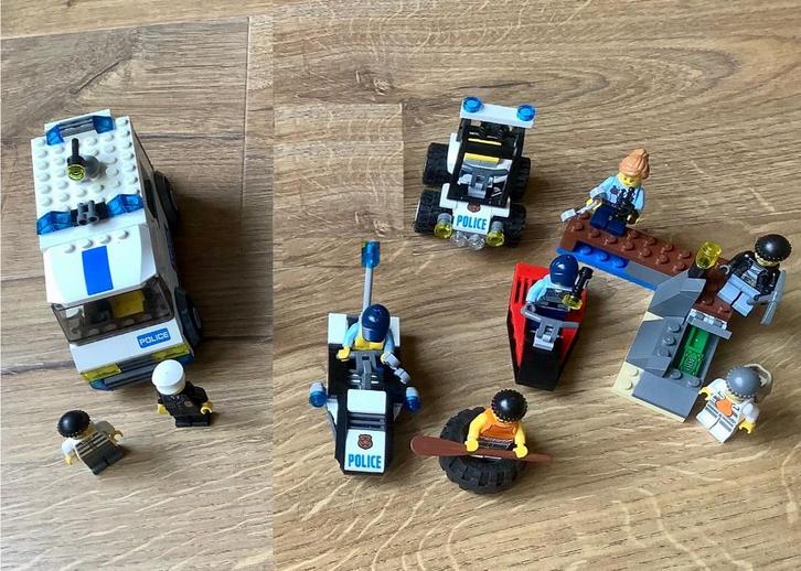 Lego City politie combi 7245, 60126, 60127, Kinderen en Baby's, Speelgoed | Duplo en Lego, Gebruikt, Lego, Complete set, Compleet