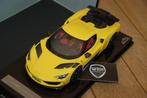 1:18 FERRARI 296 GTS N LARGO giallo VIP models LTD 66 WRH, Verzenden, Zo goed als nieuw, Auto, Overige merken