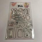 C Stempel pets sweet table met snijmal, Ophalen of Verzenden, Zo goed als nieuw, Clearstamp